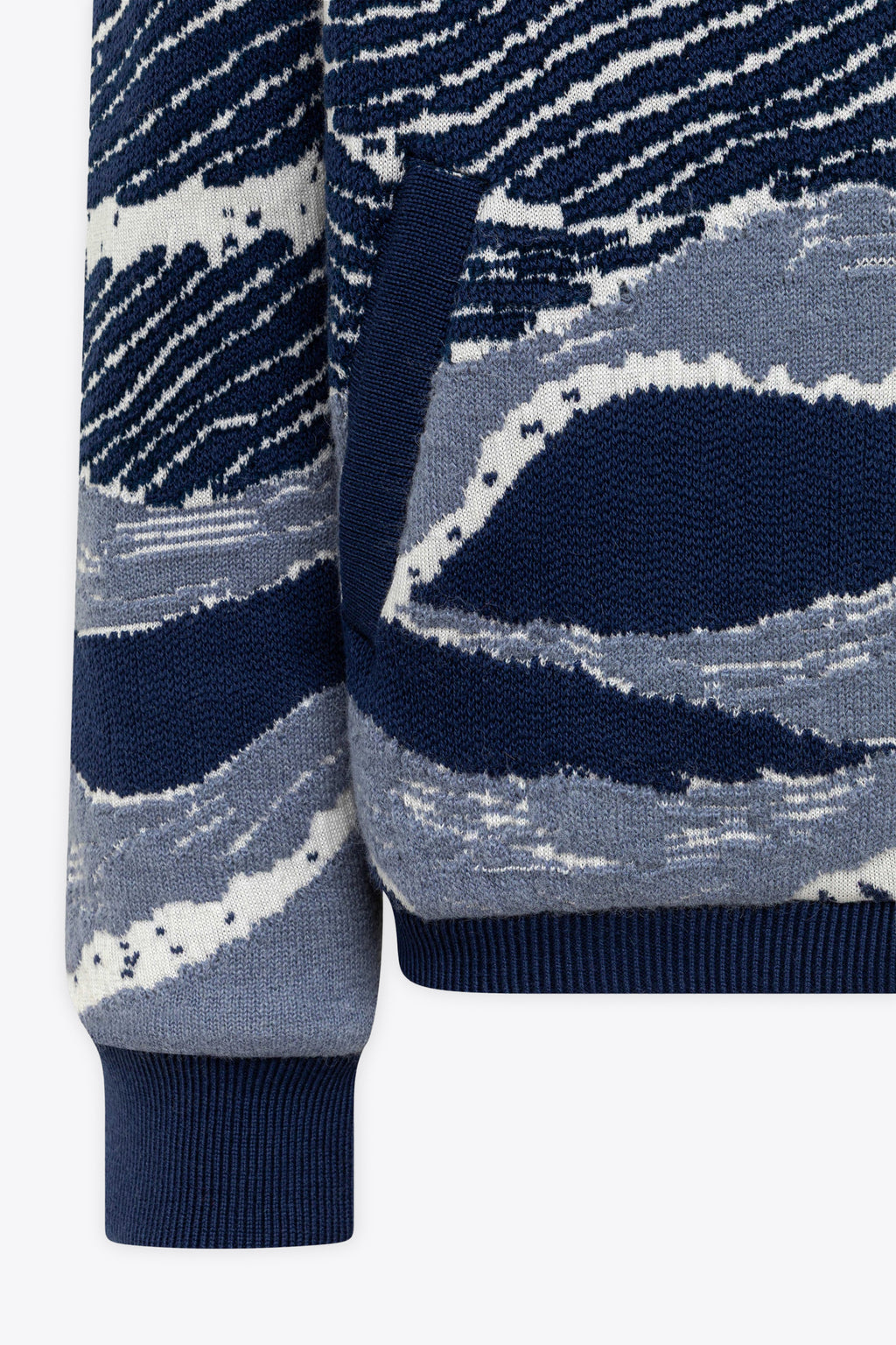 alt-image__Bomber-blu-in-maglia-jacquard-con-motivo-a-onde---Zip-Jacket-Boxy-Fit-In-Jacquard