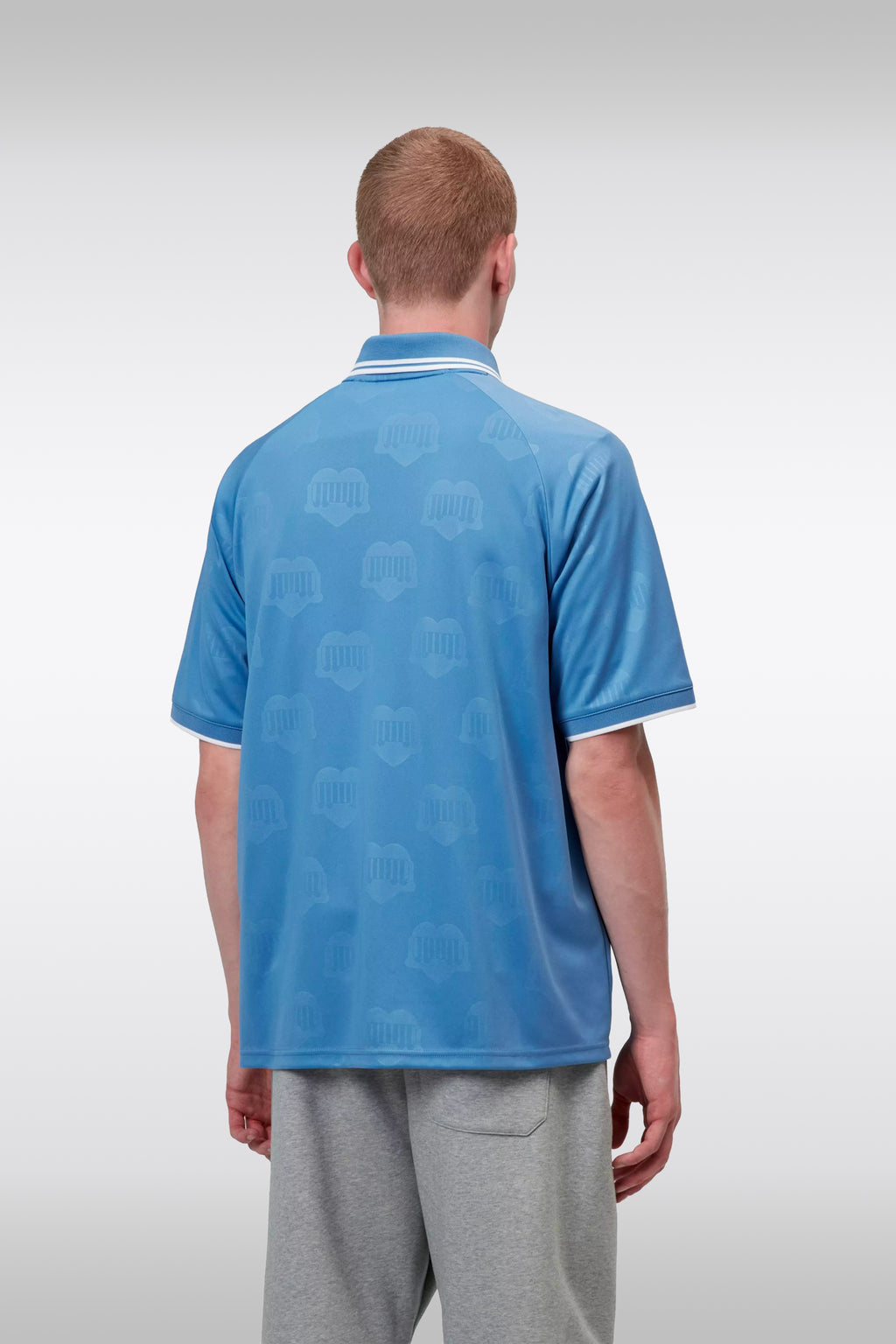 alt-image__T-shirt-azzurra-in-acetato-in-stile-football---S/S-Terrace-Football-T-Shirt
