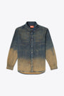 Camicia in denim degradè blu sabbiato - D Simply S8 