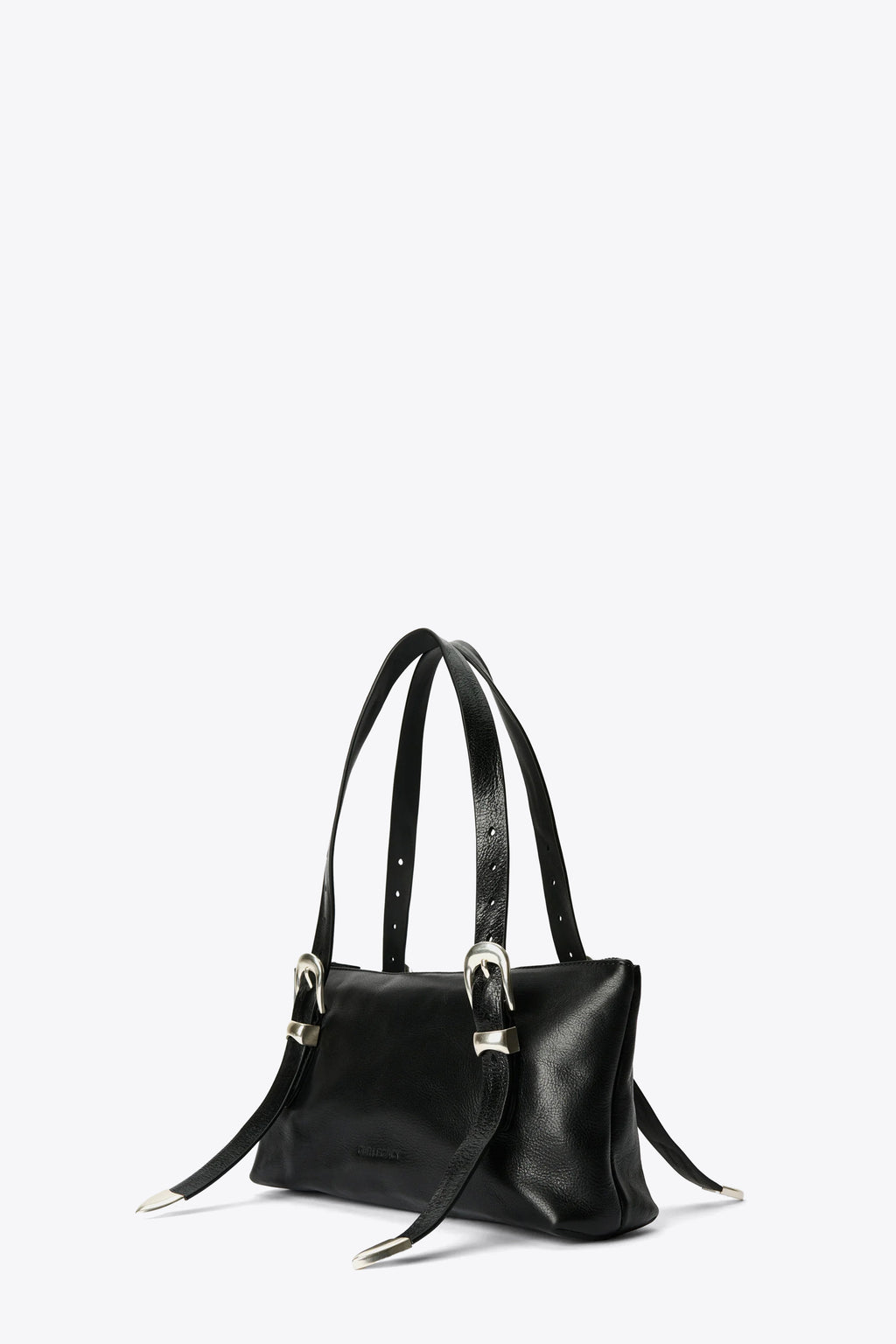 alt-image__Rectangular-black-leather-bag-with-adjustable-shoulder-straps---2-CM-Belt-Shoulder-Bag