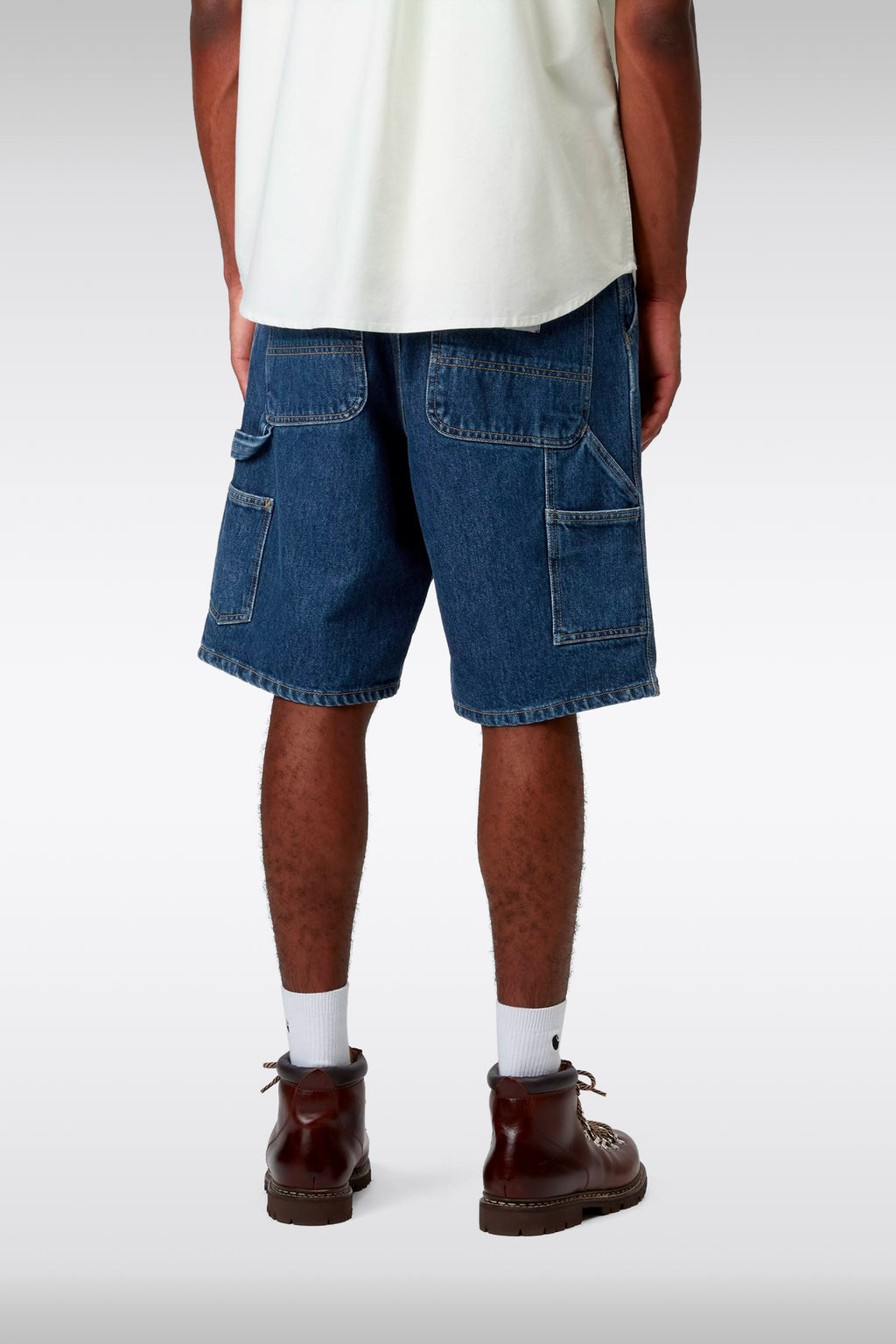 alt-image__Bermuda-workwear-in-denim-blu-medio---Single-Knee-Short