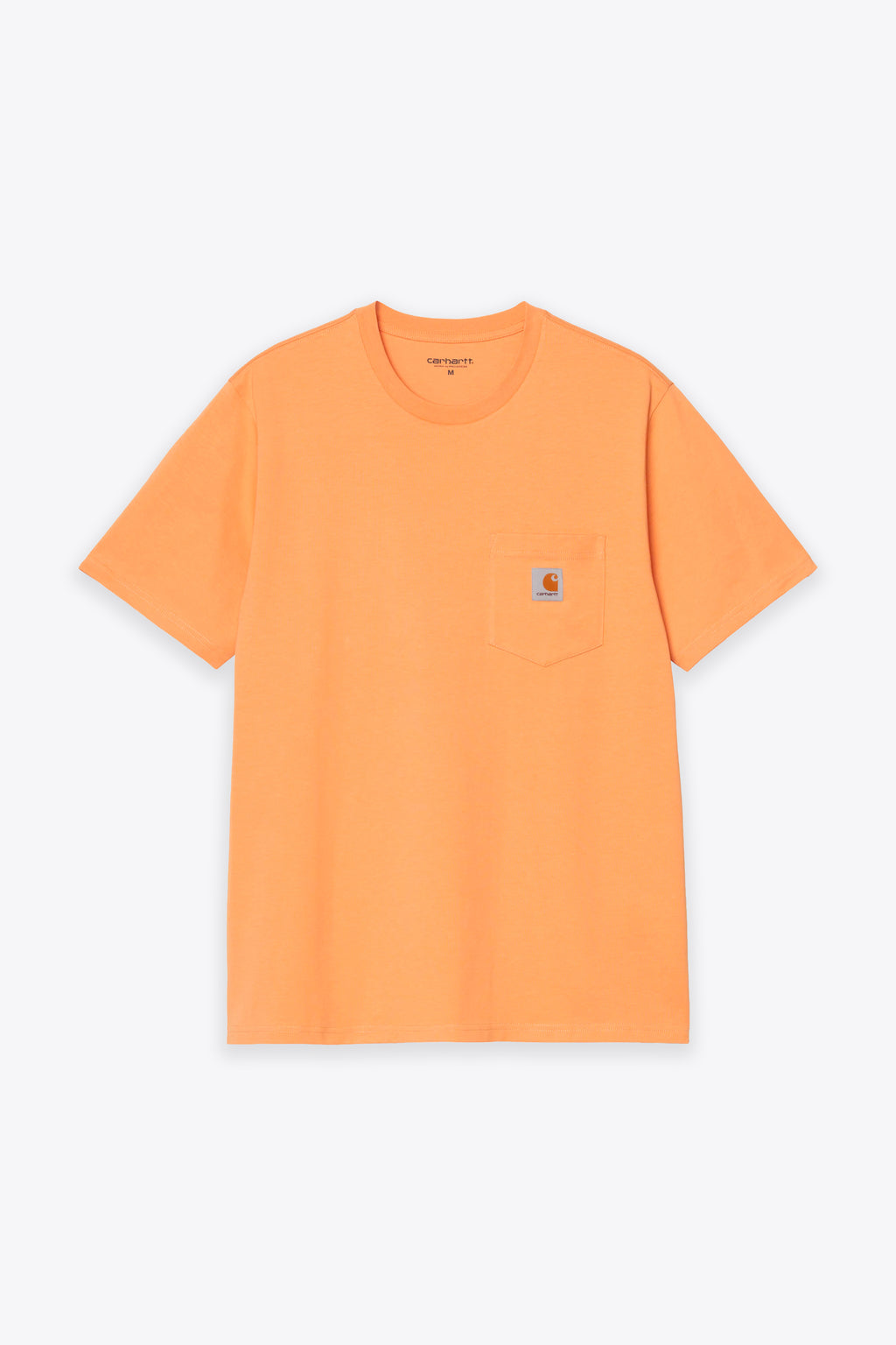 alt-image__Orange-cotton-t-shirt-with-chest-pocket-and-logo---S/S-Pocket-T-Shirt