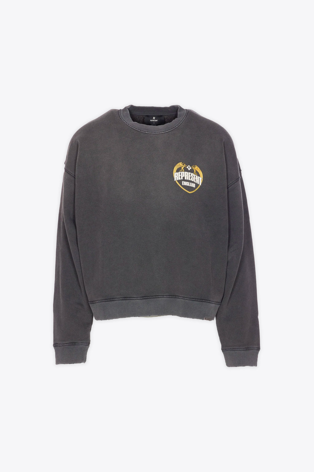 alt-image__Felpa-nera-in-cotone-lavato-con-stampa-grafica-al-petto-e-sul-retro---Angel-Border-Sweatshirt
