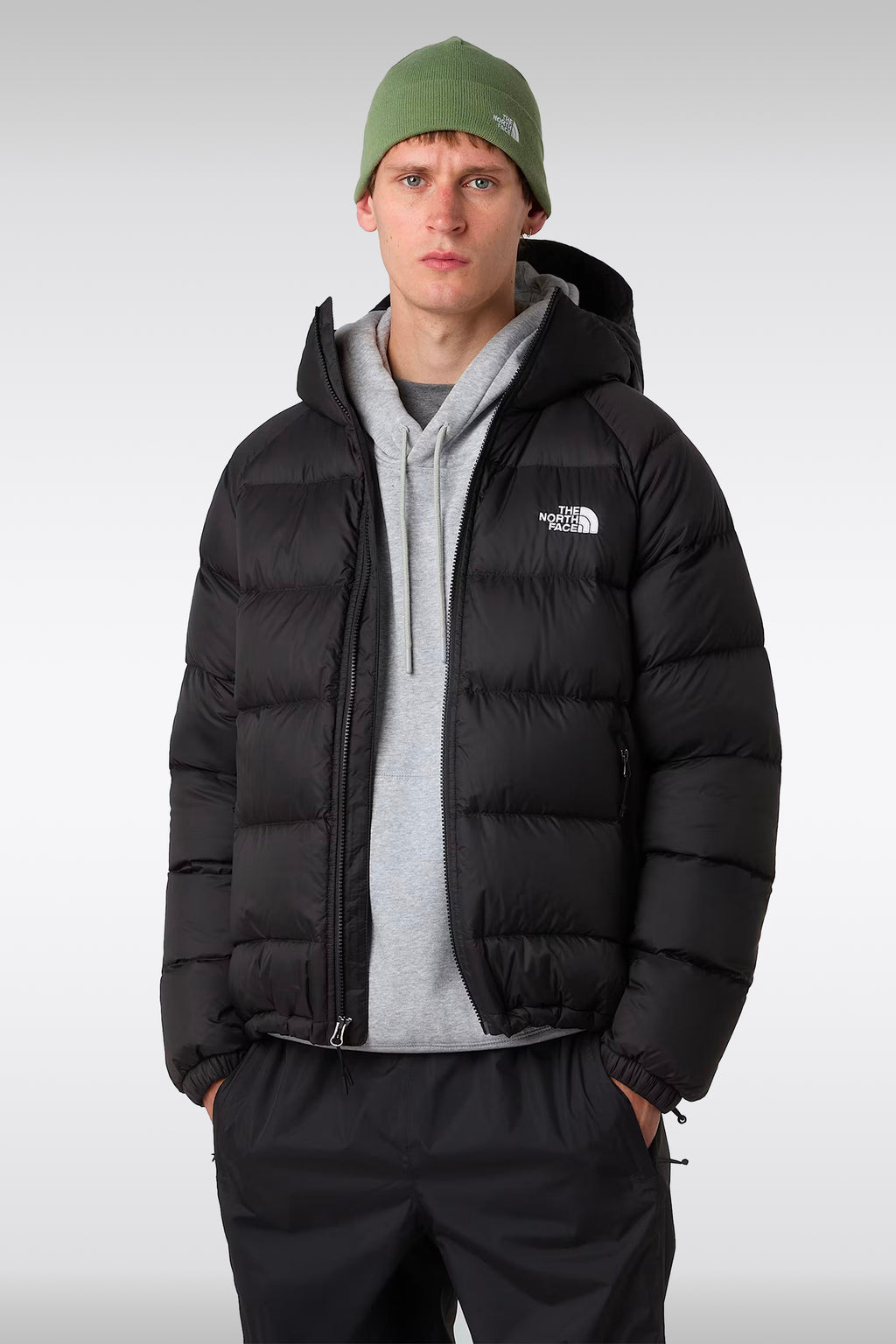 alt-image__Piumino-in-nylon-nero-antipioggia-con-cappuccio---M-Hydrenalite-Down-Hoodie