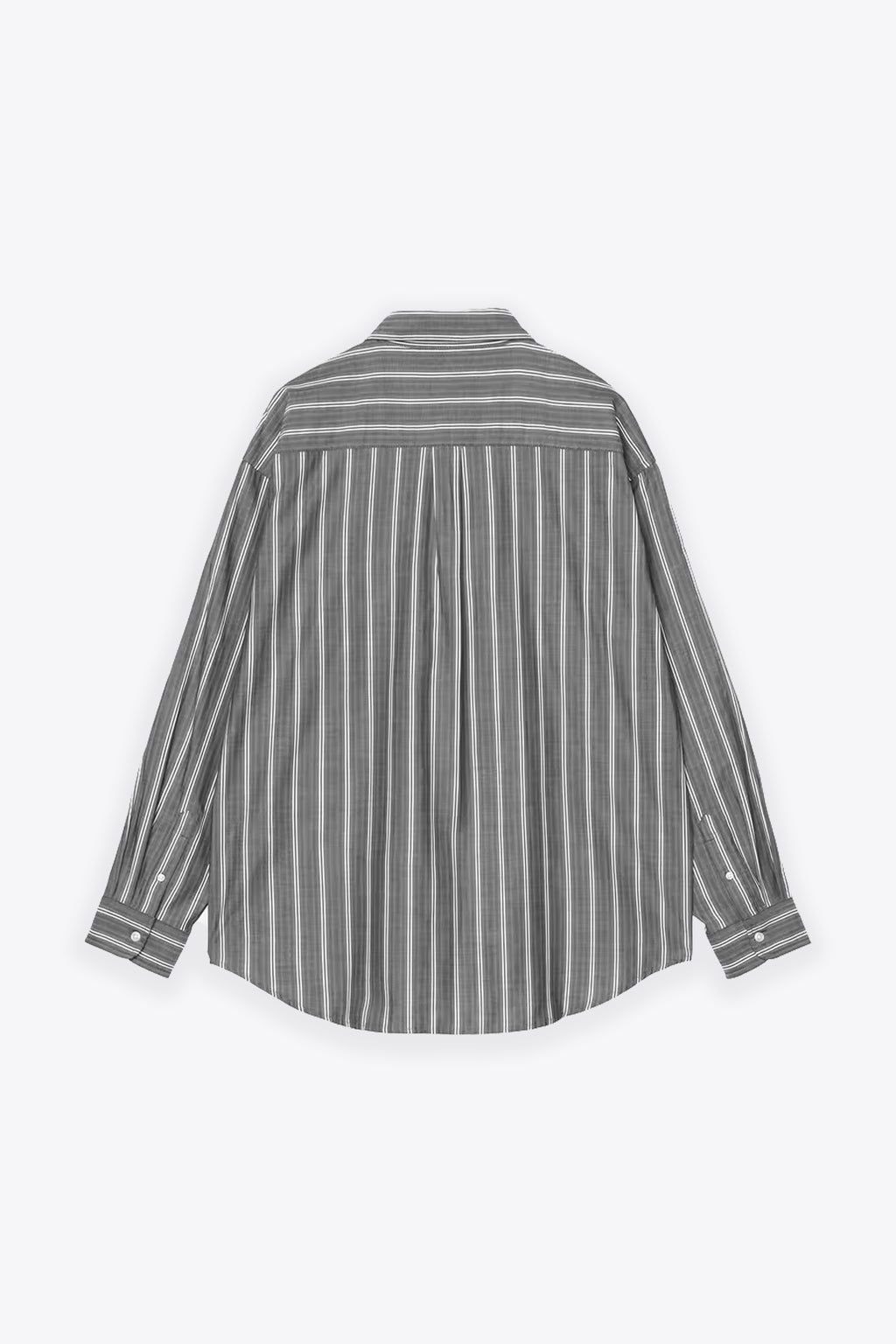 alt-image__Dark-grey-striped-cotton-shirt-with-long-sleeves---L/S-Beale-Shirt