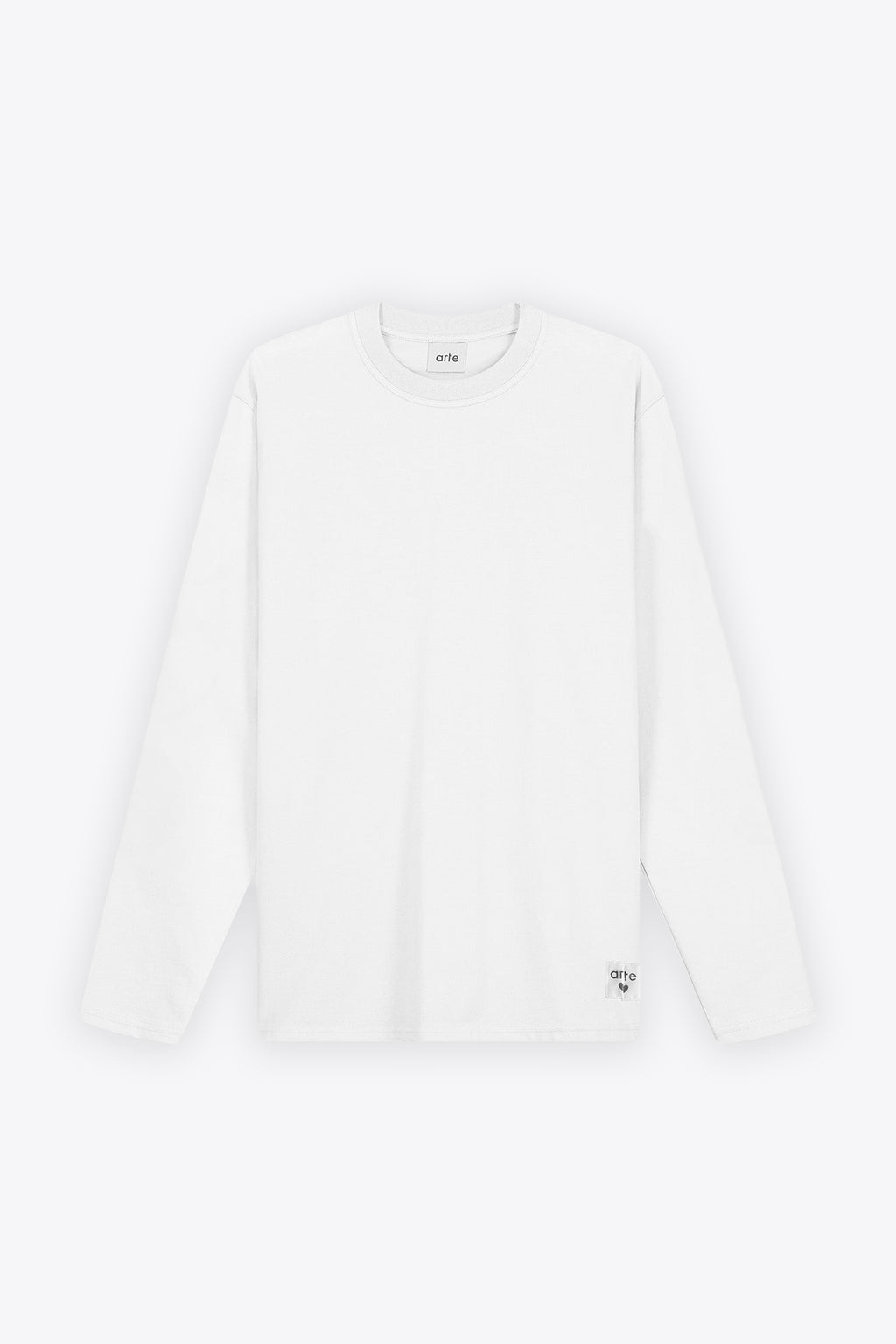 alt-image__T-shirt-bianca-reversibile-con-maniche-lunghe---Reversible-Label-Longsleeve