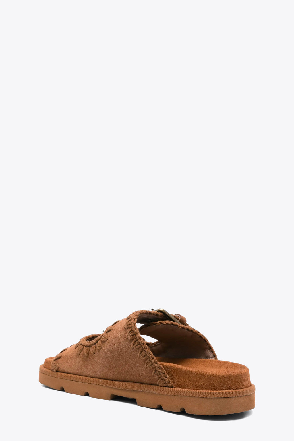 alt-image__Cognac-brown-suede-sandal-with-two-upper-straps-and-crochet-stitches---Bio-Sandal-Two-Buckles-