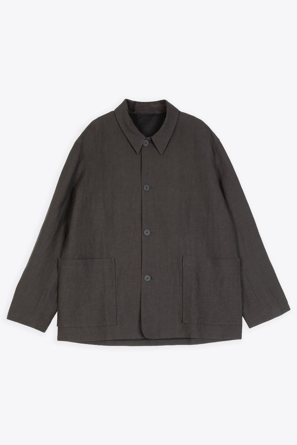 alt-image__Giacca-marrone-in-misto-lino-relaxed-fit---Nopi