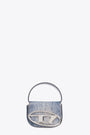 Digital denim printed leather small bag with Oval D - 1DR XS Crossbody Bag   