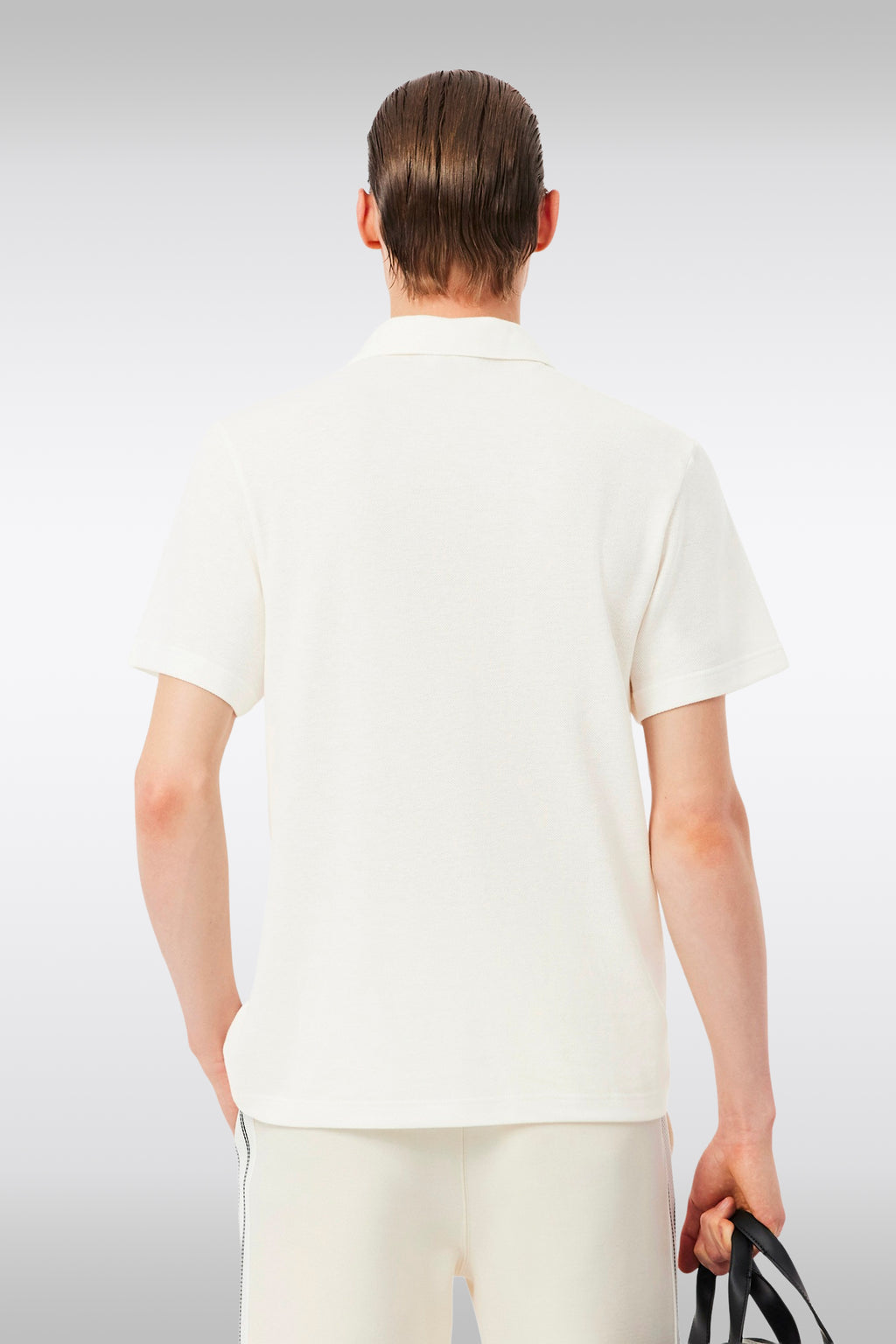 alt-image__White-linen-blend-piquè-polo-shirt