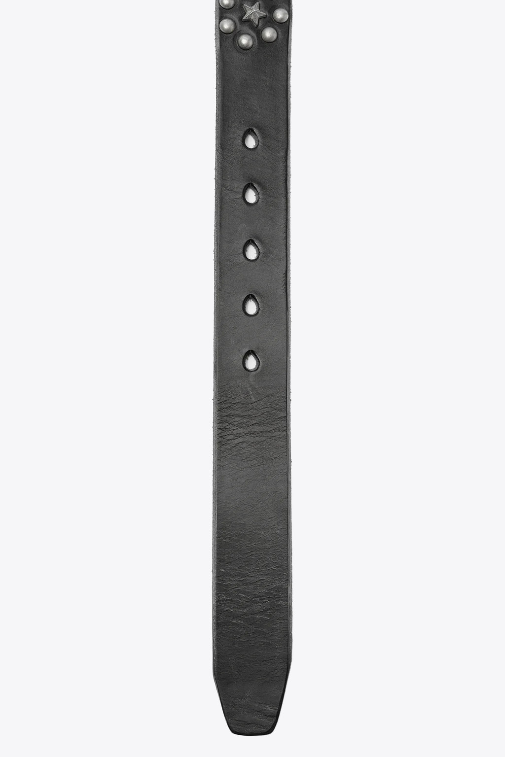 alt-image__Cintura-nera-in-pelle-con-borchie-in-metallo-argento---Star-Fall-Belt