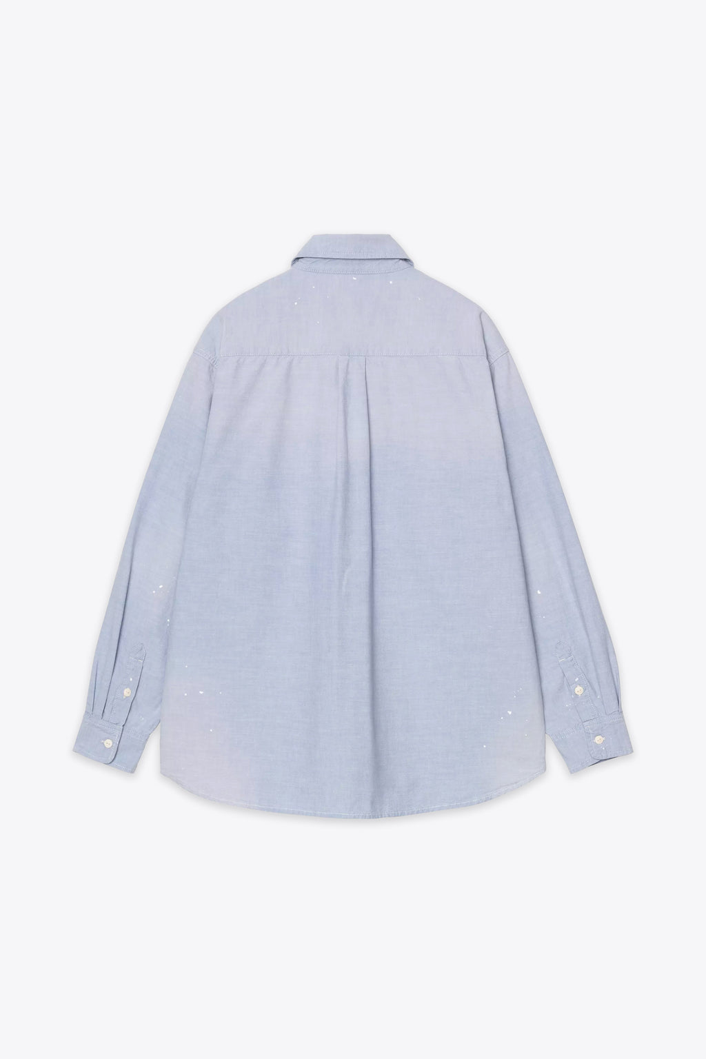 alt-image__Camicia-in-cotone-chambray-celeste-con-macchie-di-pittura---L/S-Painter-Shirt