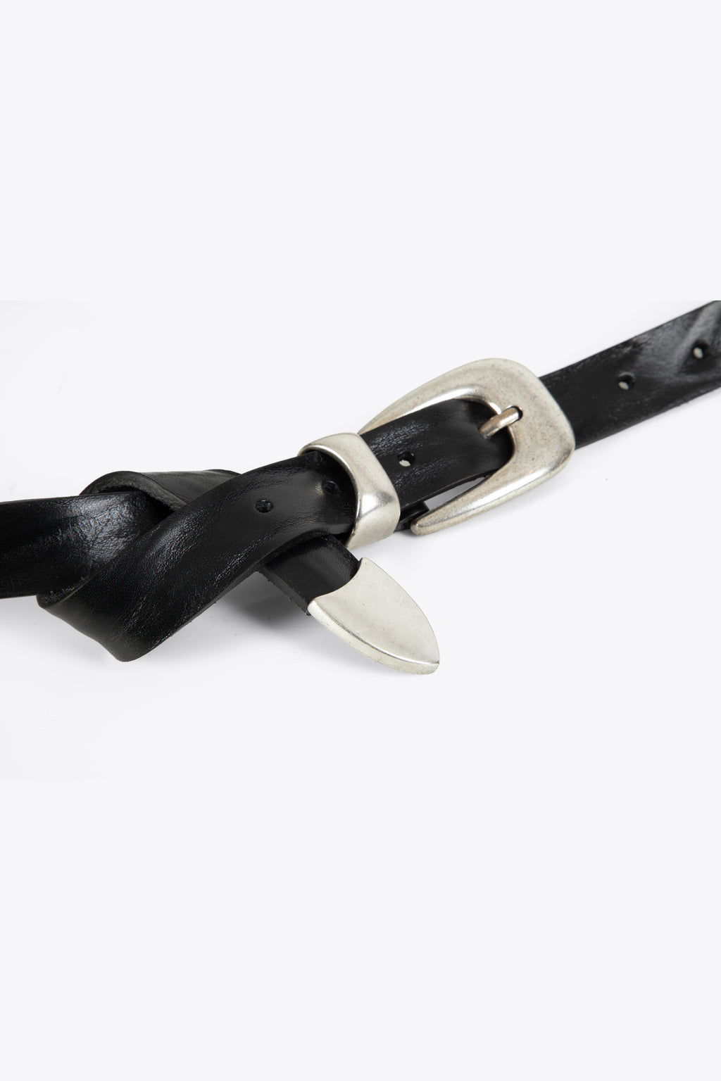 alt-image__Cintura-in-pelle-nera-con-fibbia-in-metallo---Houston-Belt
