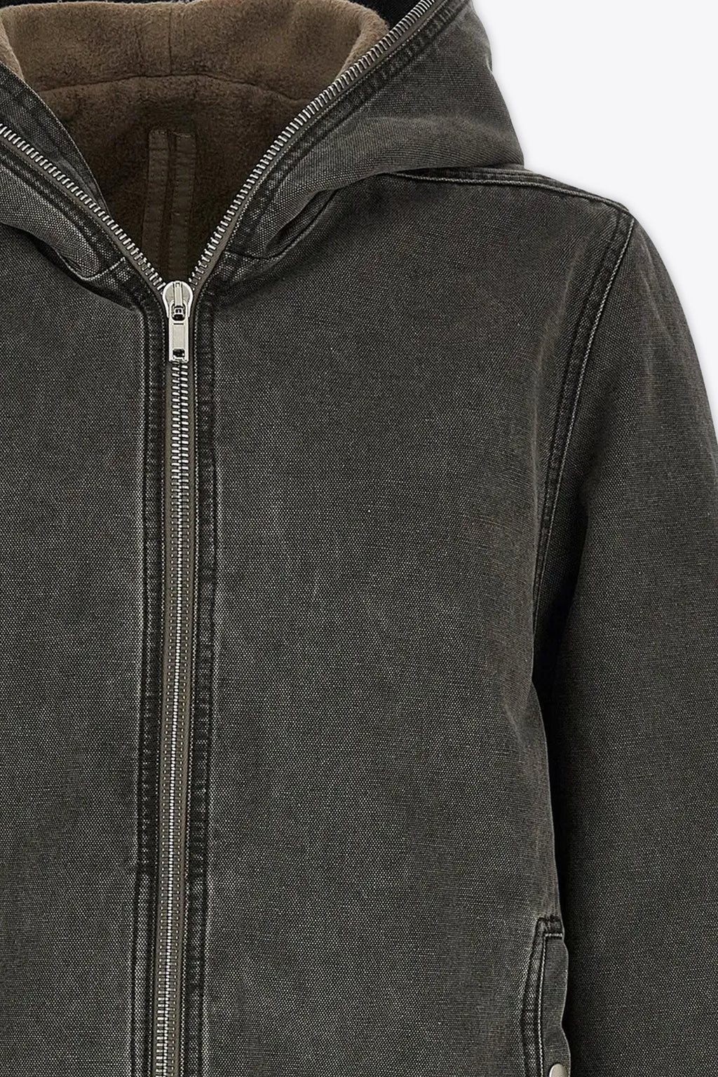 alt-image__Giubbotto-in-canvas-stonewashed-grigio-con-zip-e-cappuccio---Gimp-Zipfront-Jkt