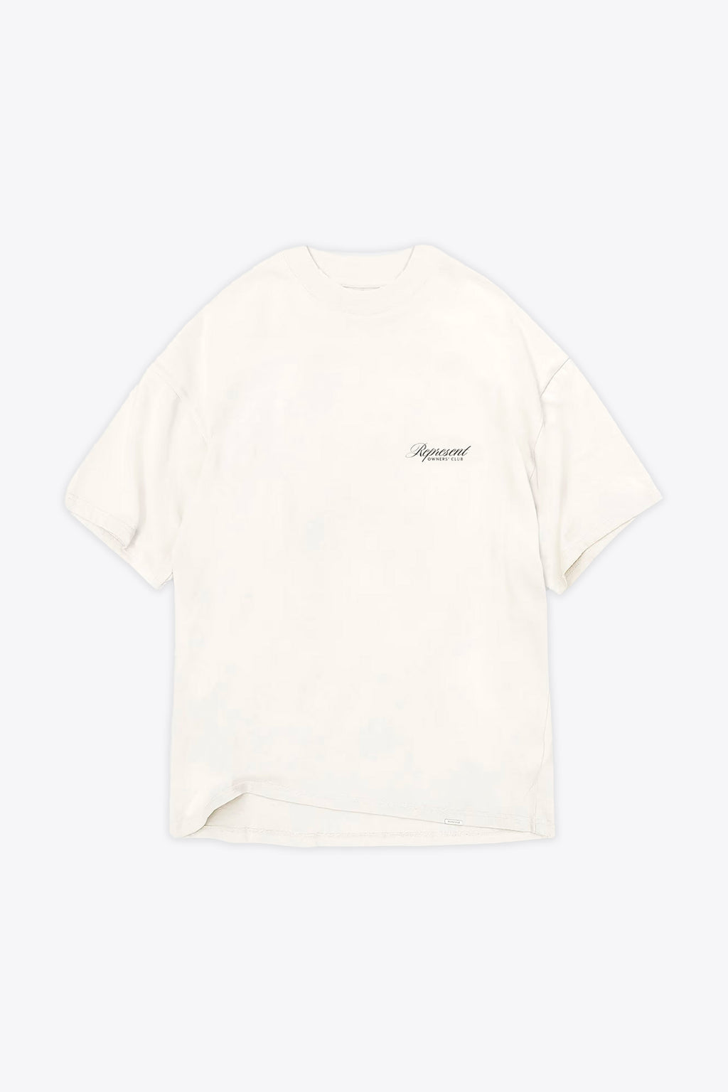 alt-image__White-cotton-t-shirt-with-chest-and-back-italic-logo-print---Owners-Club-Script-T-Shirt