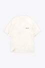 T-shirt bianca con logo in corsivo al petto e sul retro - Owners Club Script T-Shirt 