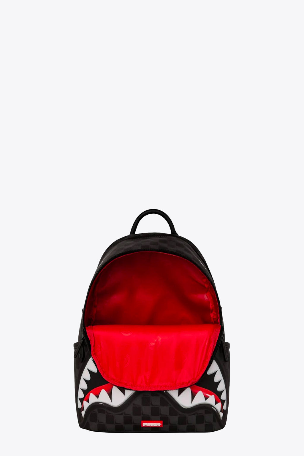 alt-image__Zaino-piccolo-in-pvc-a-scacchi-nero-con-bocca-shark-balloon---Sharks-In-Paris-Balloon-Savage-Backpack