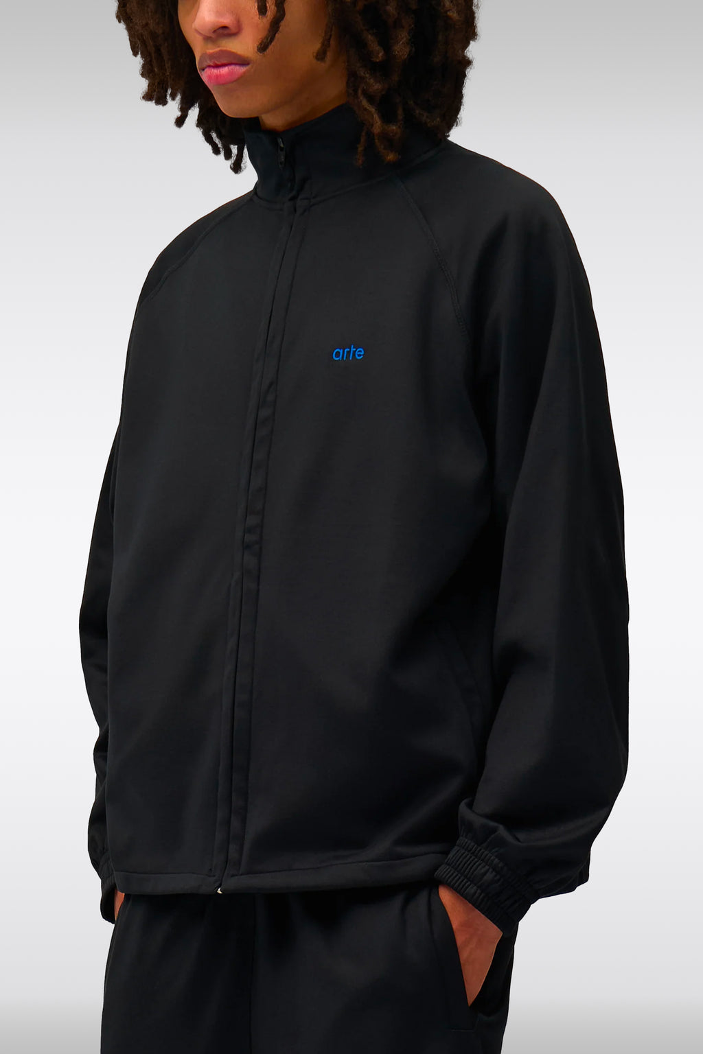 alt-image__Felpa-nera-in-acetato-con-zip---Carded-Tracksuit-Top