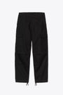 REGULAR CARGO PANT COTTON-Nero 