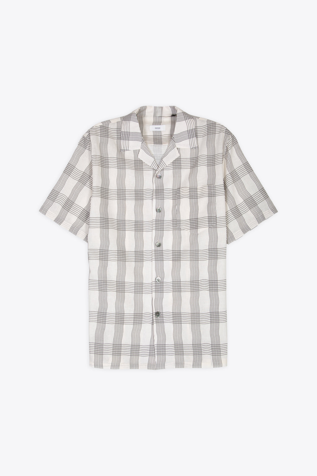 alt-image__Off-white-and-black-checkered-linen-blend-bowling-shirt-