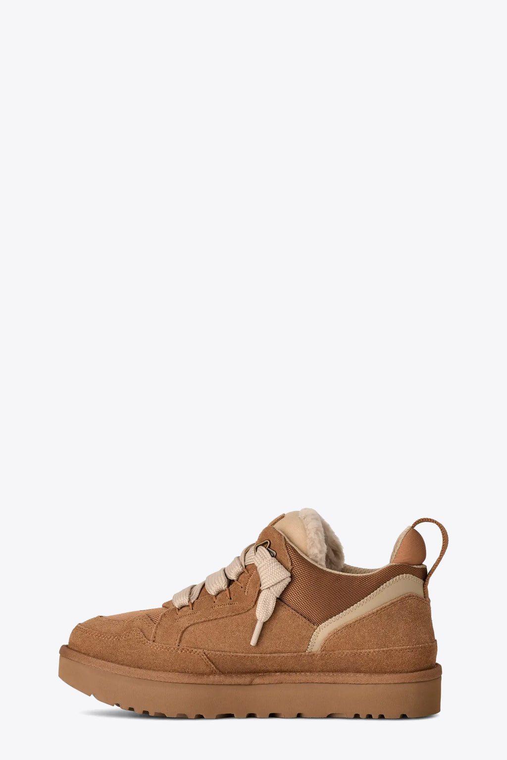 alt-image__Sneaker-bassa-in-suede-color-cammello-con-interno-in-montone---Lowmel