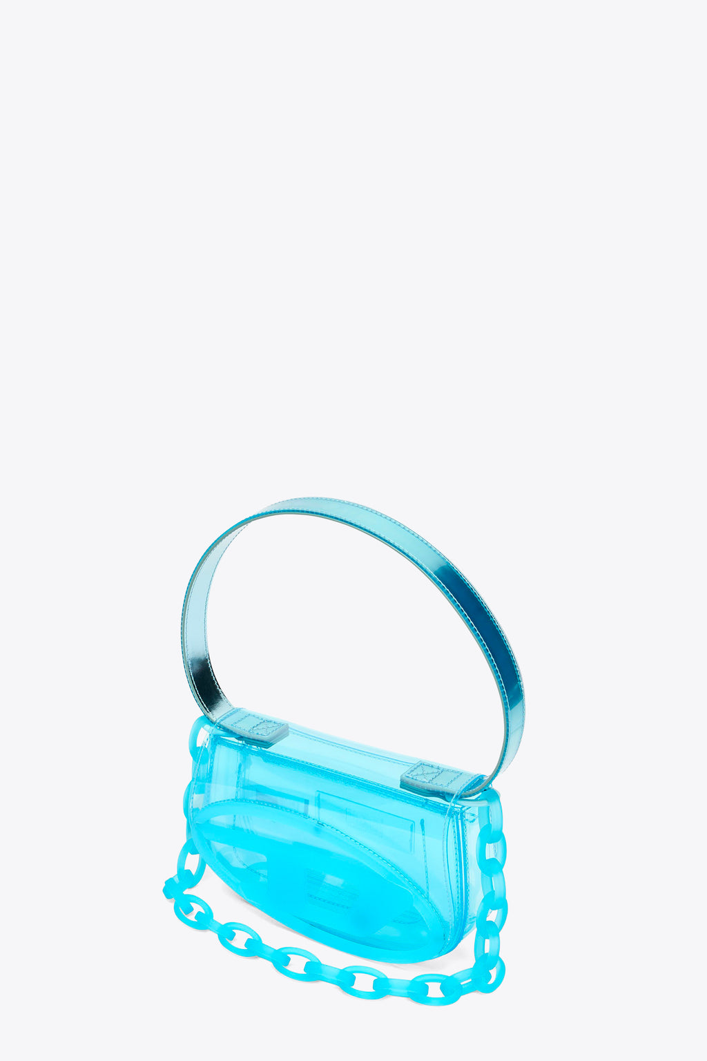 alt-image__Borsa-celeste-in-TPU-trasparente-con-logo-Oval-D---1DR-Shoulder-bag