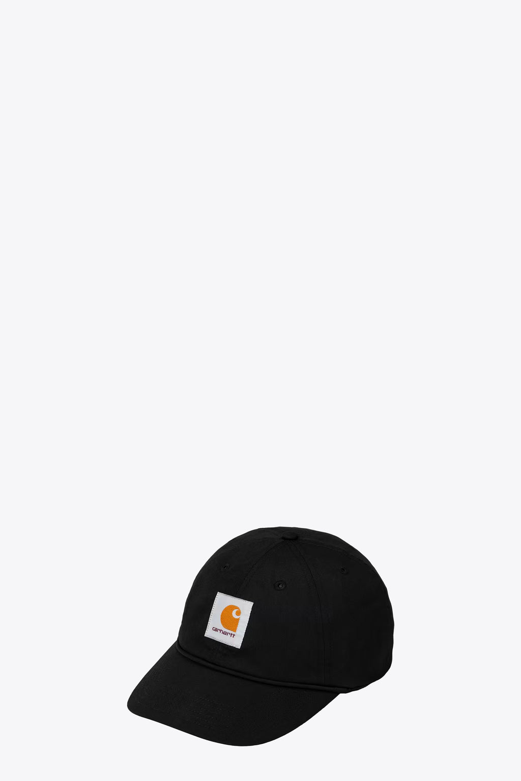 alt-image__Cappello-in-misto-cotone-nero-con-visiera-e-logo-quadrato---Postal-Cap