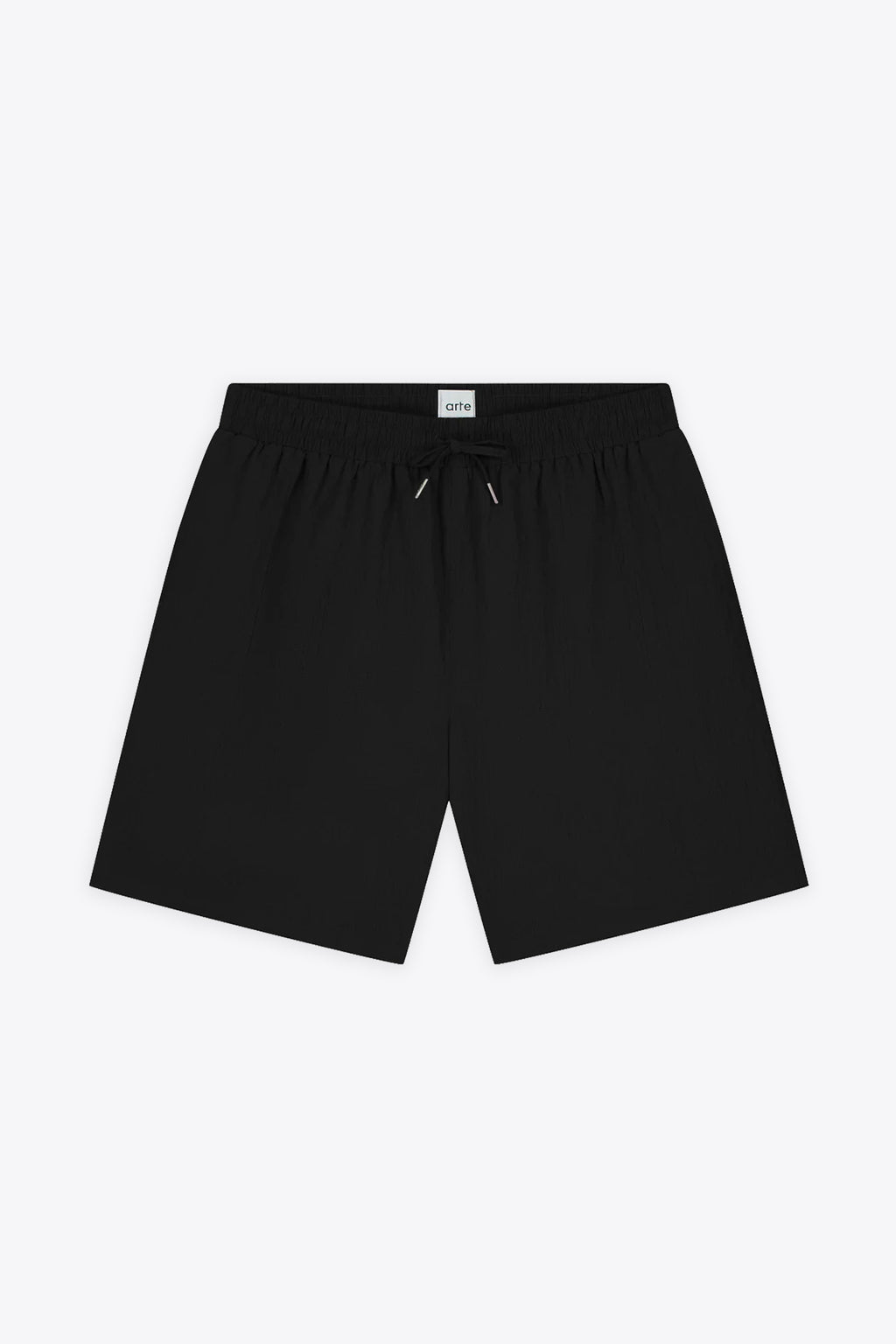 alt-image__Shorts-in-nylon-traspirante-nero-con-coulisse---Mesh-Shorts