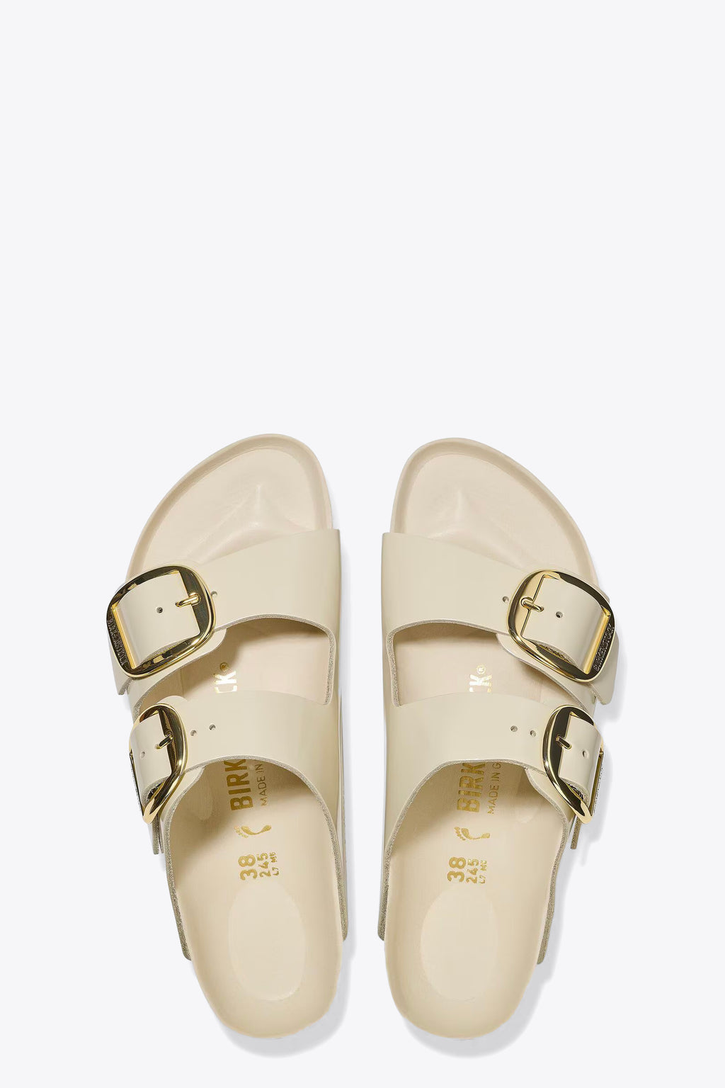 alt-image__Ciabatta-in-pelle-vernicita-ecrù-con-fibbie-grandi---Arizona-Big-Buckle