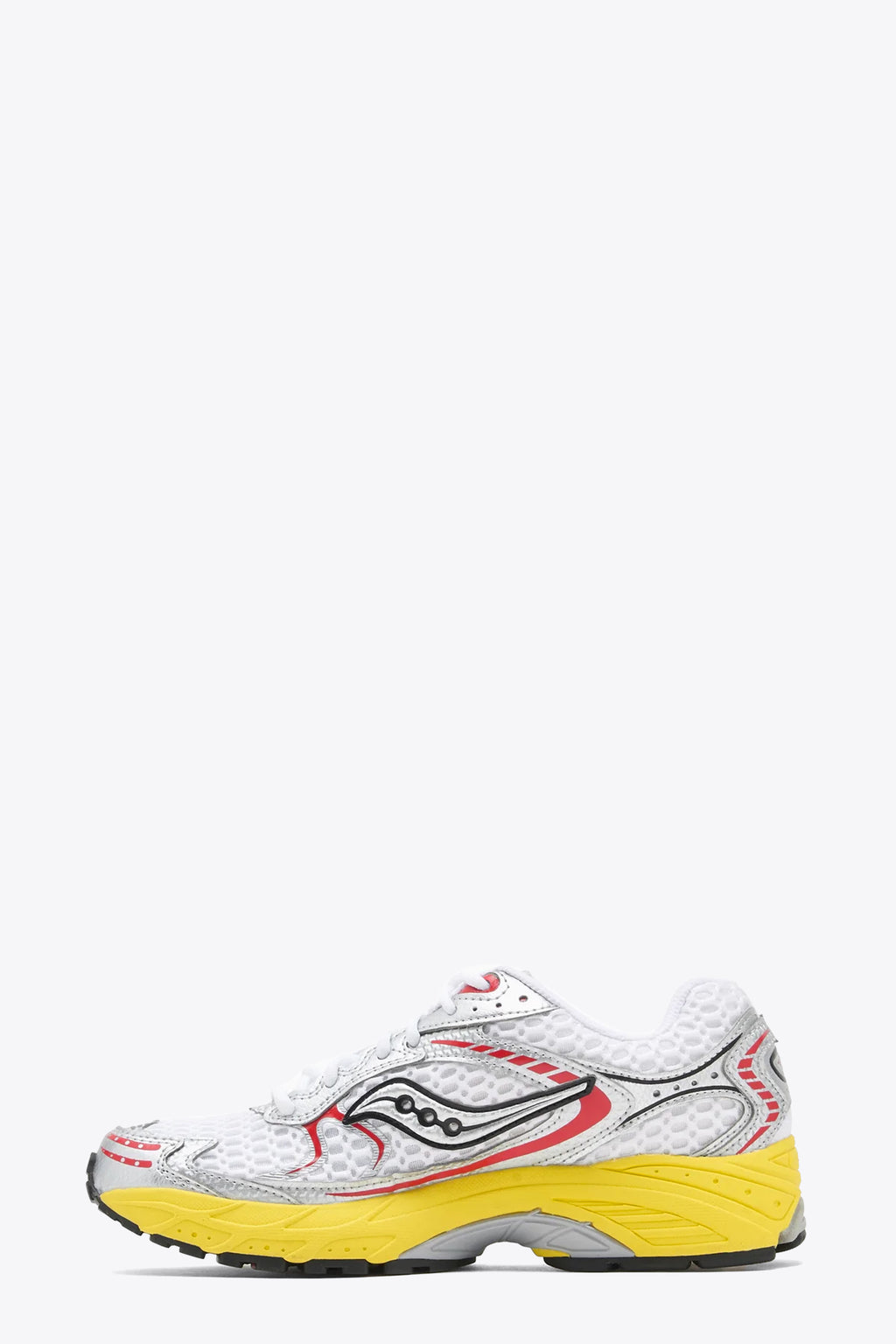 alt-image__Sneaker-bassa-in-mesh-bianca-con-dettagli-argento-e-rossi-e-suola-gialla---Progrid-Ride-1