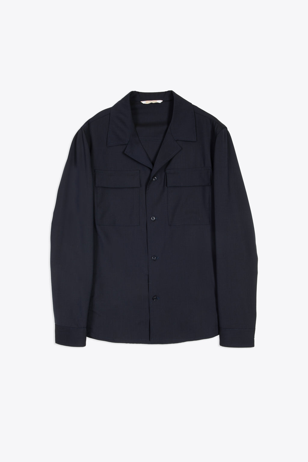 alt-image__Blue-tailored-shirt-with-camp-collar-and-long-sleeves---John