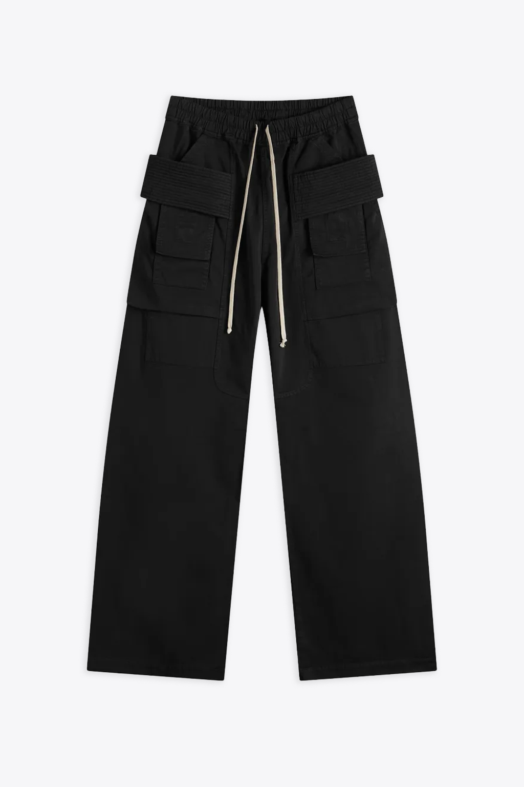 alt-image__Pantalone-nero-cargo-in-twill-baggy-fit---Creatch-Wide-Cargo-Drawstring