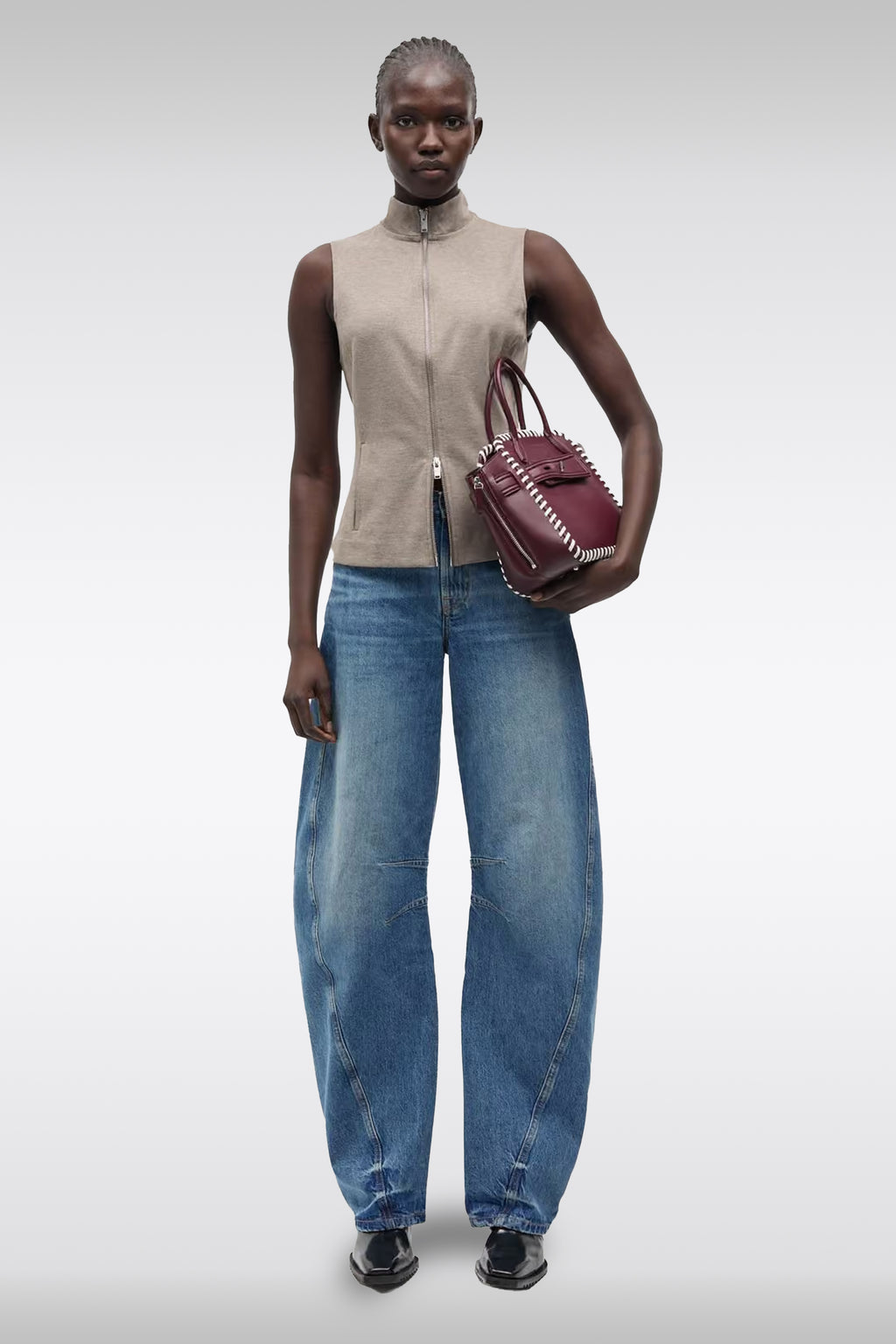 alt-image__Jeans-barrel-in-denim-blu-stonewashed---Saharpo-Jeans