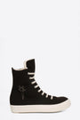 SCARPE IN DENIM- VEGAN SNEAKS-Nero/panna 