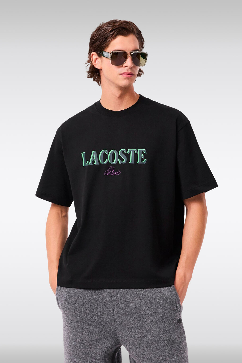 alt-image__Black-cotton-t-shirt-with-multicolour-logo-print