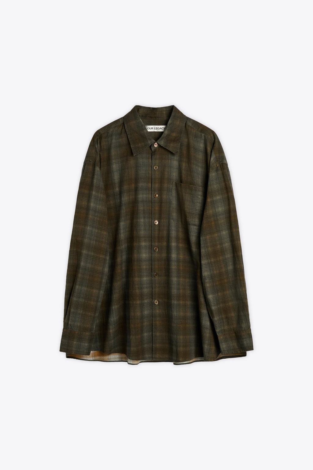 alt-image__Camicia-oversize-in-cotone-a-quadri-marrone-e-verde---Borrowed-Shirt