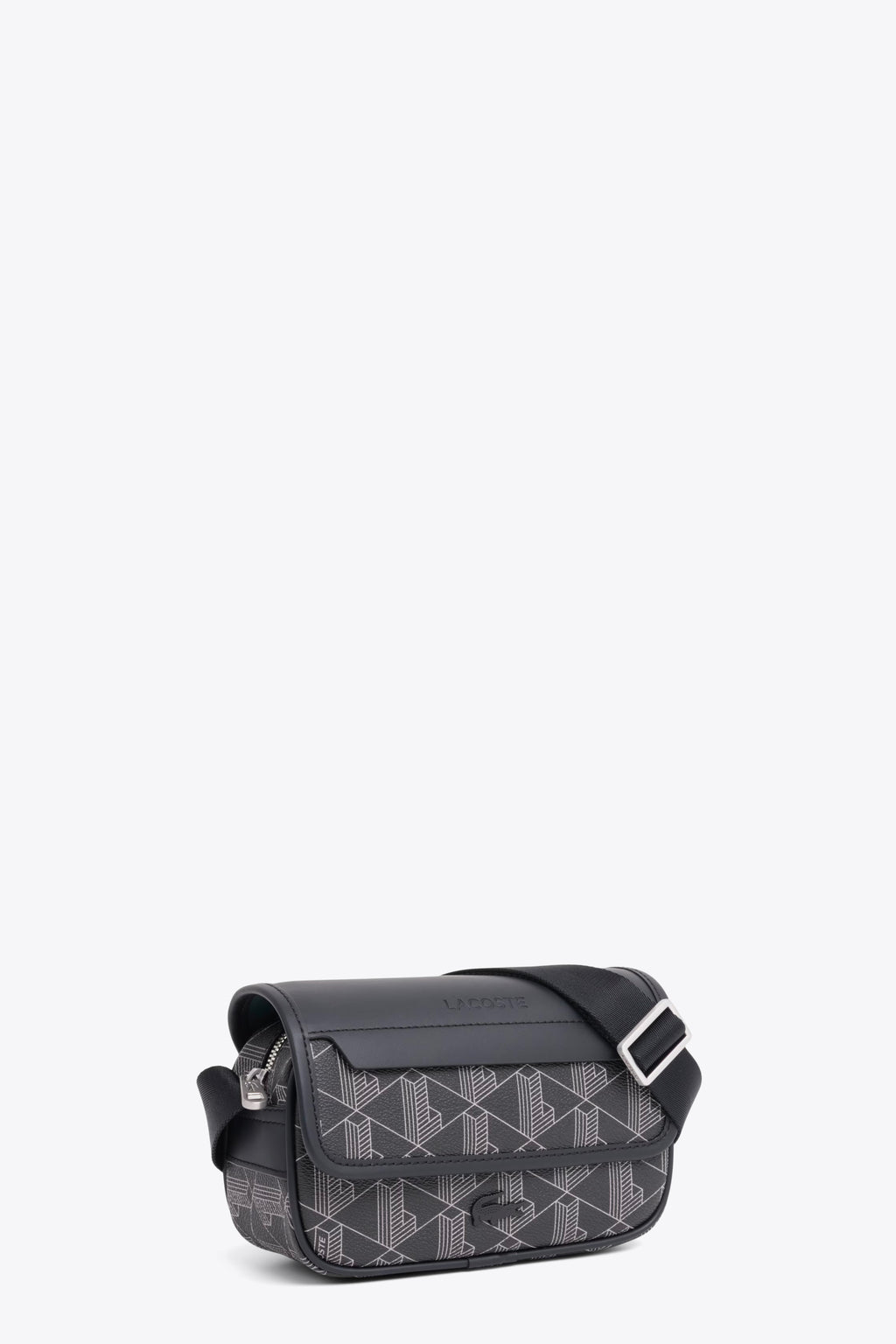 alt-image__Borsa-piccola-in-pvc-nero-con-stampa-monogram