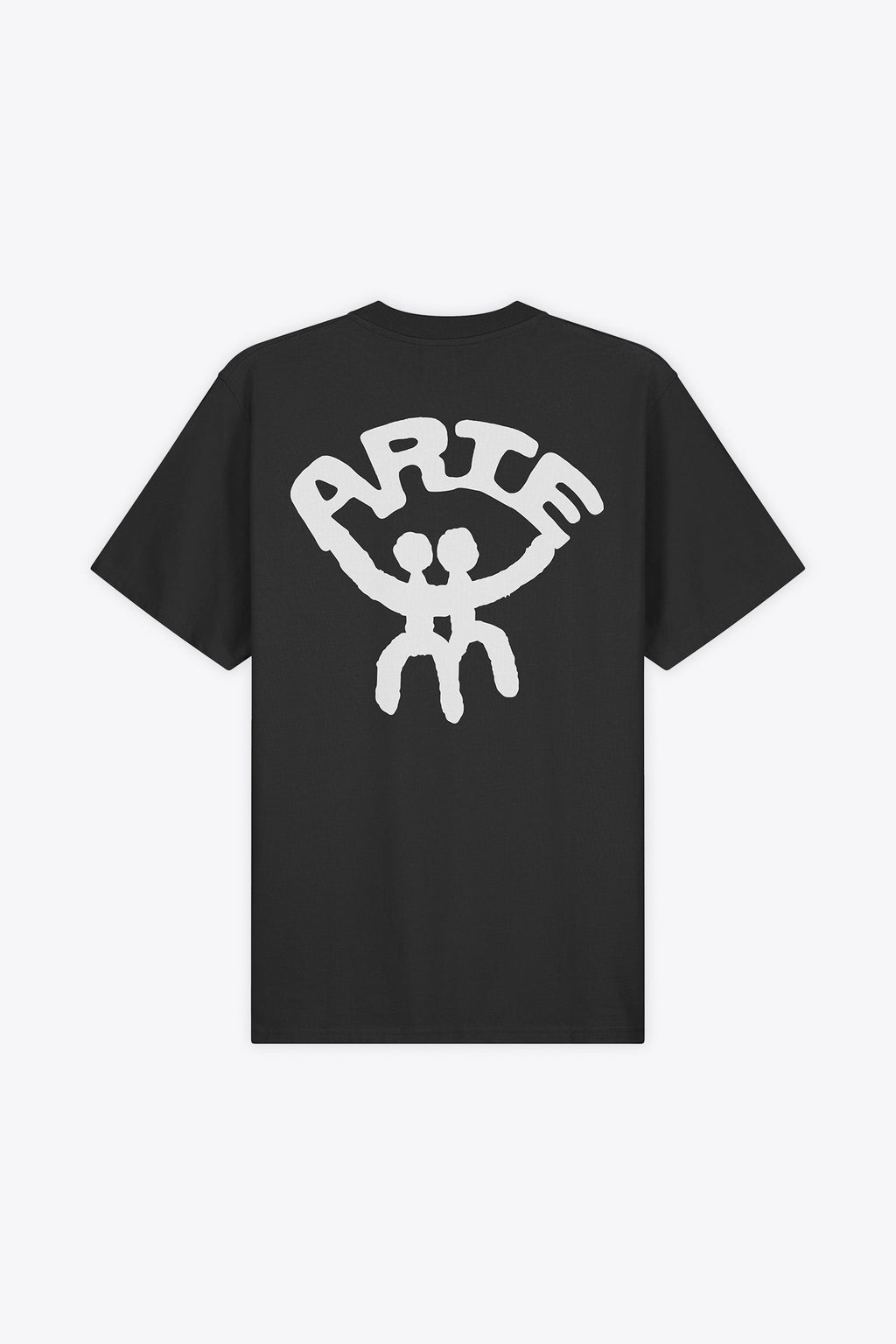 alt-image__T-shirt-nera-in-cotone-con-stampa-grafica-sul-retro---Arte-Together-T-shirt