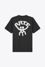 T-shirt nera in cotone con stampa grafica sul retro - Arte Together T-shirt 