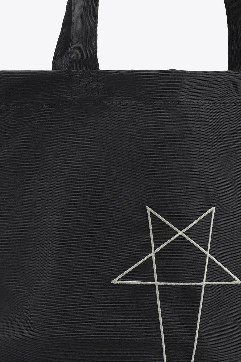 alt-image__Black-nylon-tote-bag-with-pentagram-embroidery---Shopper