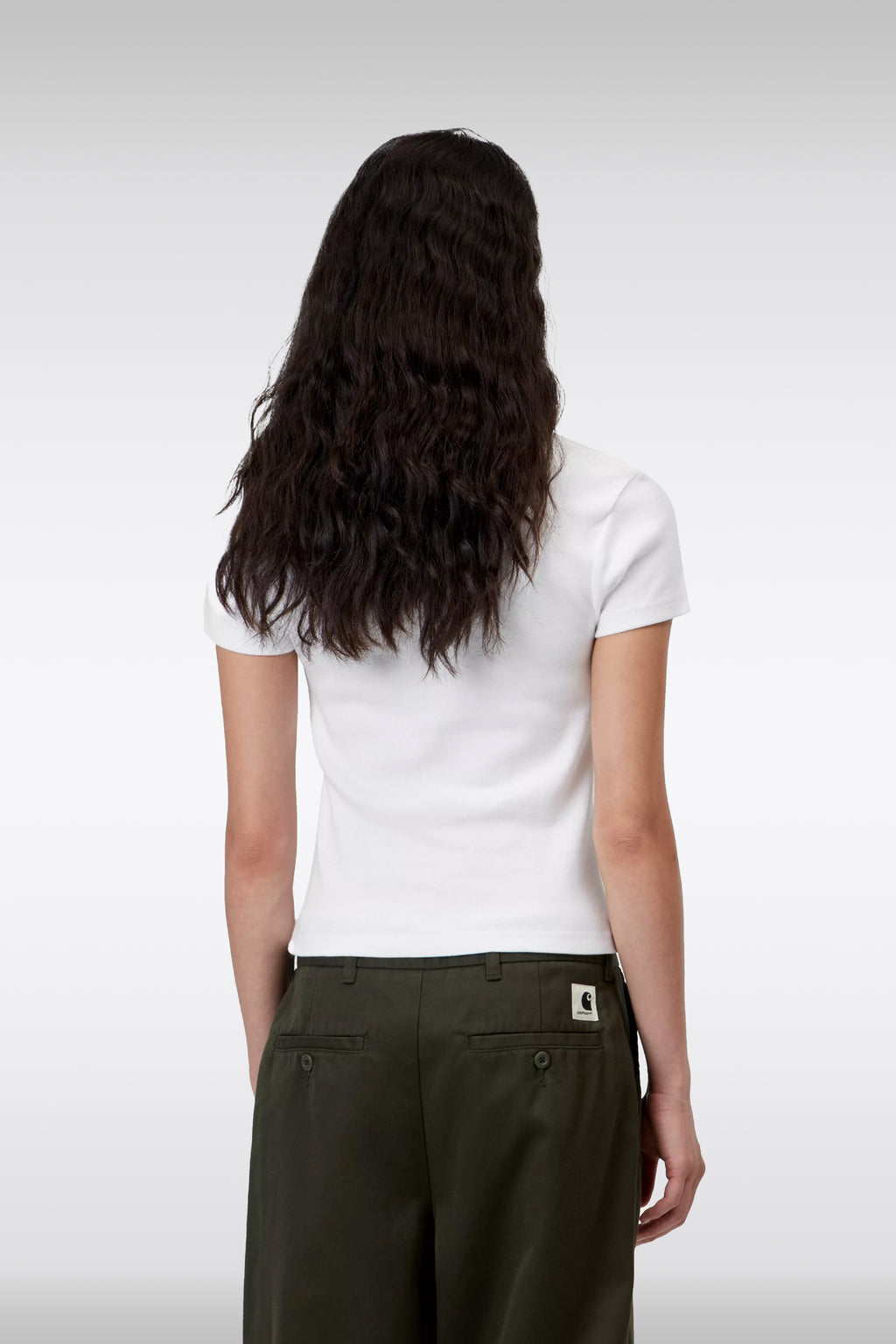 alt-image__W'-S/S-Small-Heart-Patch-T-Shirt-Bianco