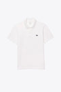 Polo bianca in misto cotone regular fit 