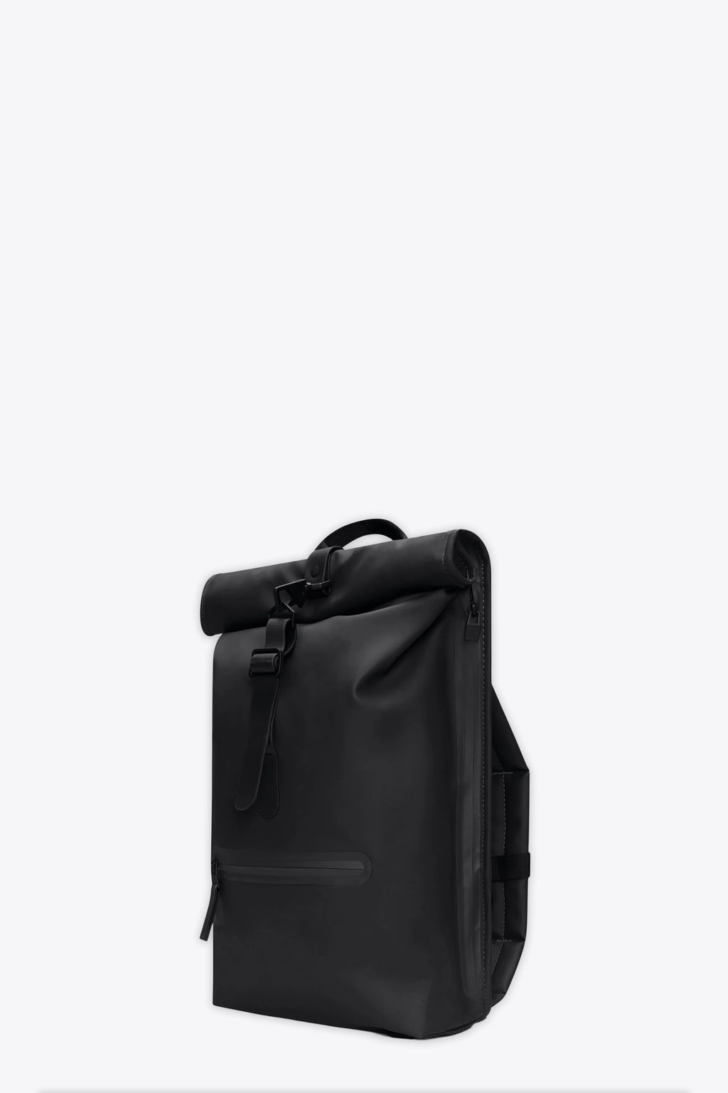 alt-image__Zaino-in-PU-nero-impermeabile---Rolltop-Rucksack