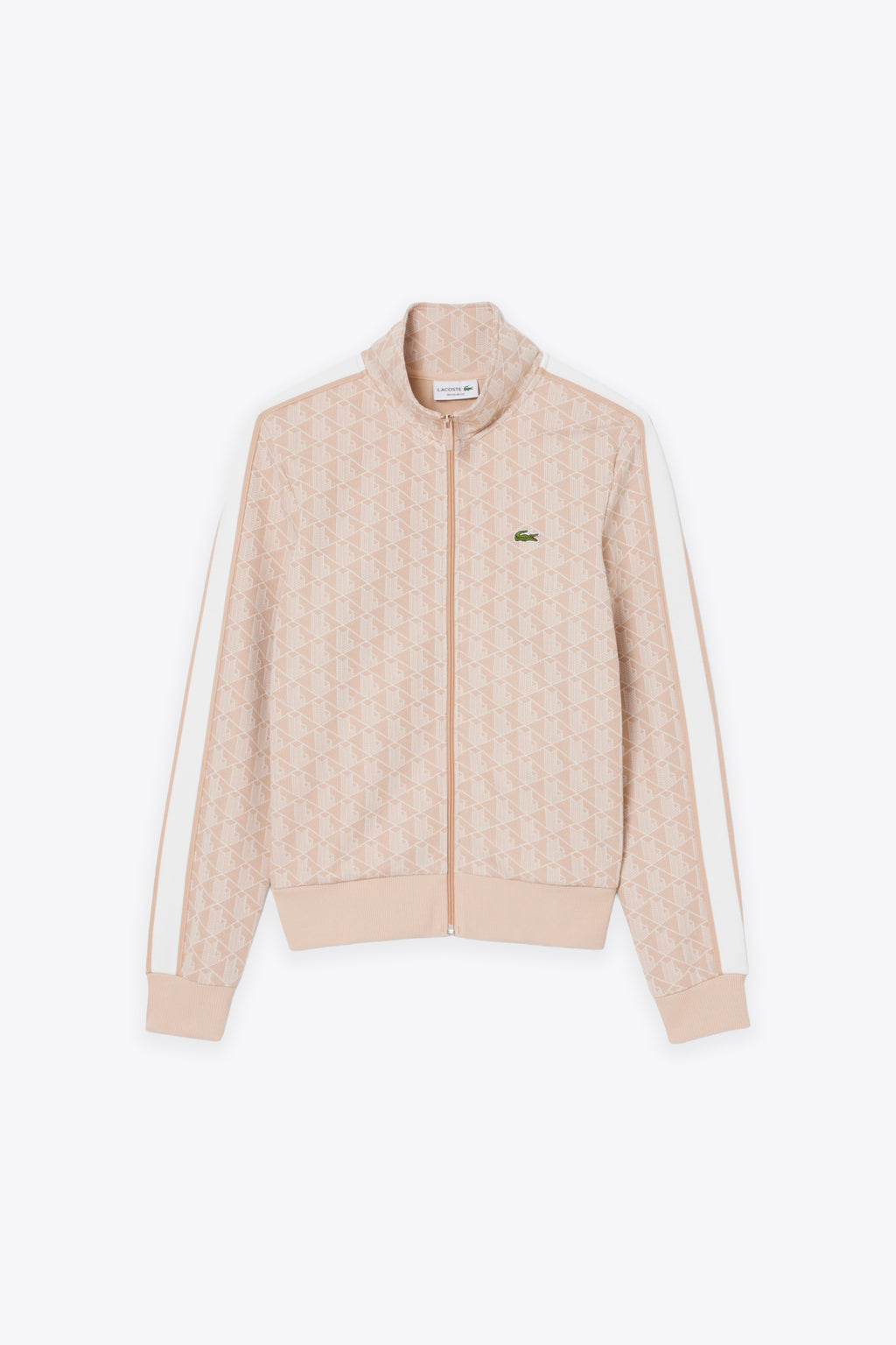 alt-image__Felpa-beige-con-zip-e-motivo-jacquard-monogram