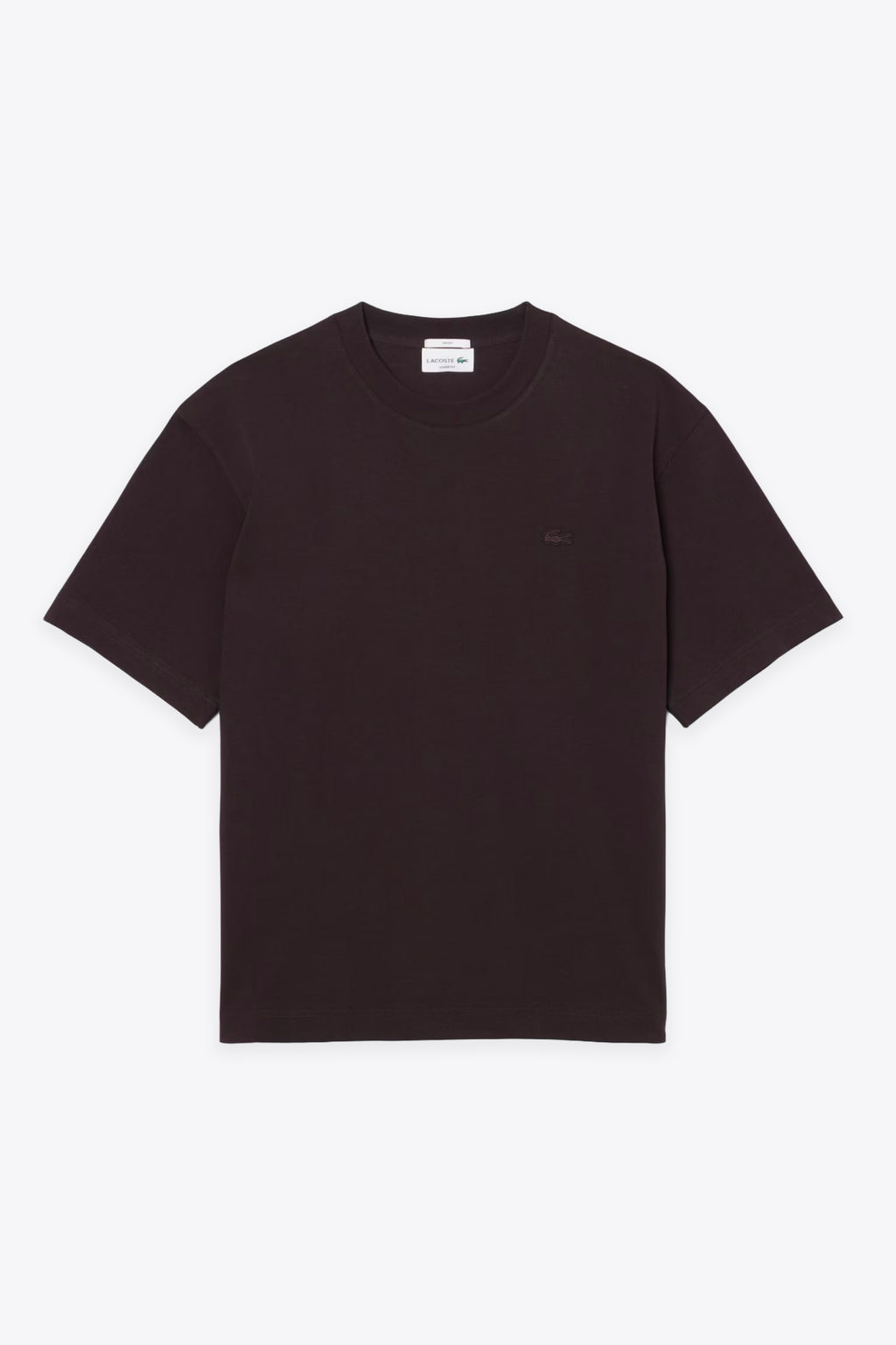 alt-image__T-shirt-marrone-loose-fit-in-cotone-con-logo-al-petto
