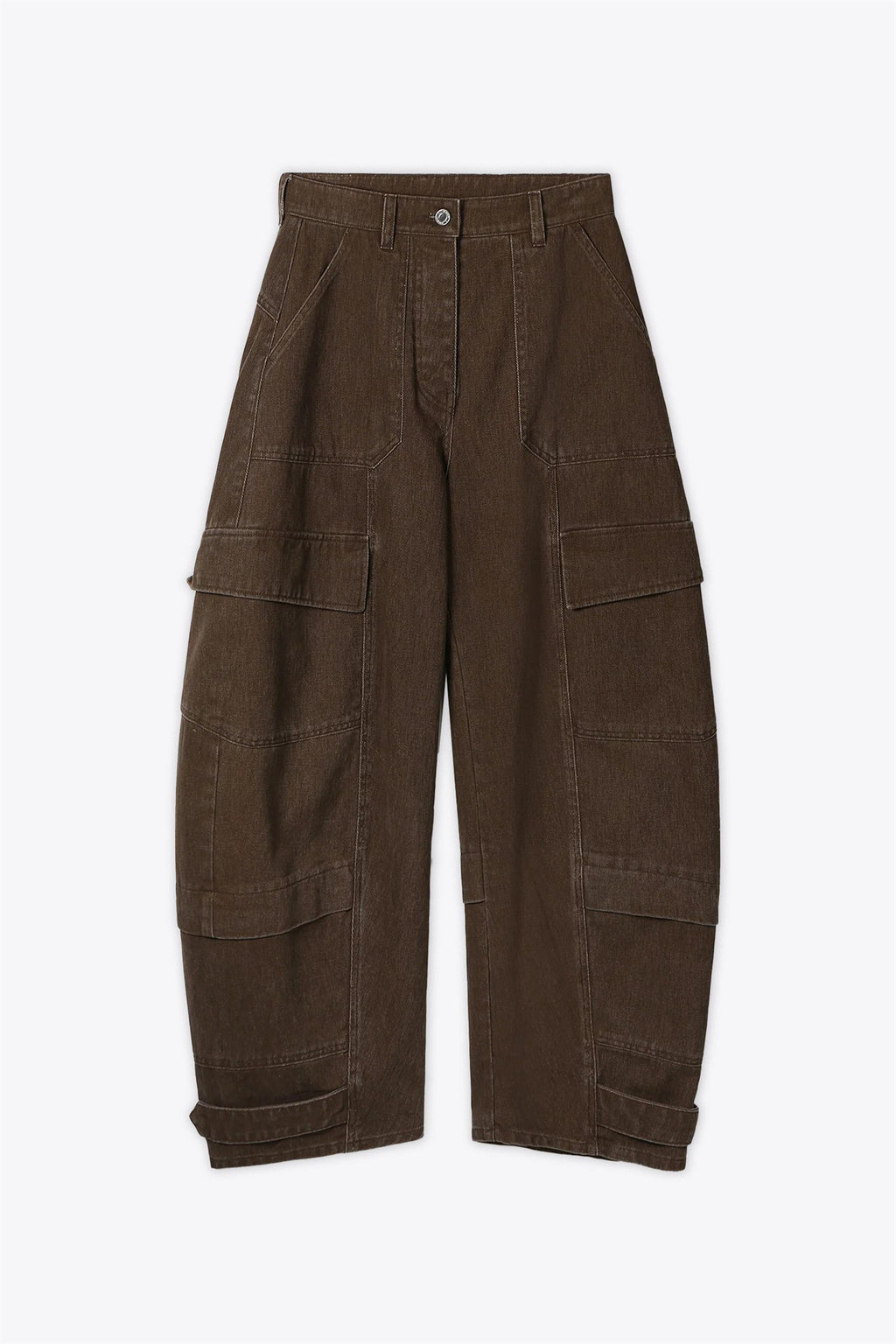 alt-image__Pantalone-cargo-in-denim-marrone-barrel-fit---Curved-Cargo-Denim-Pants