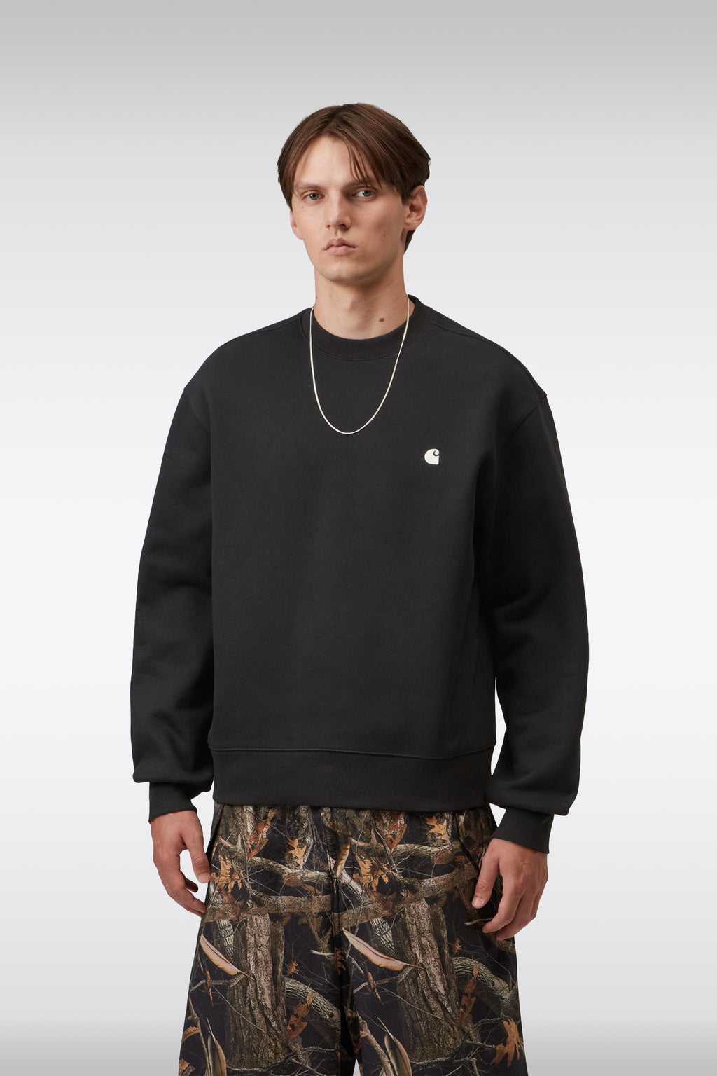 alt-image__Felpa-nera-in-cotone-loose-fit---Mack-Sweatshirt