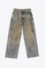 Jeans baggy in denim acid wash - Soil Denim Pant 