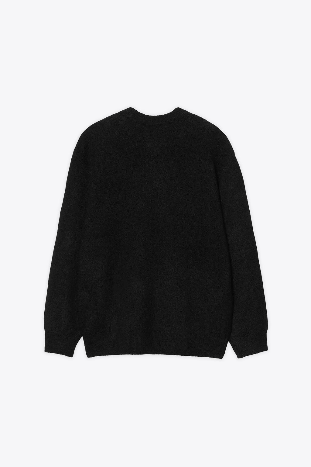 alt-image__Pullover-in-misto-lana-nero-con-logo-jacquard-rosa---Chedda-Sweater