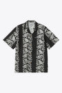 Camicia manica corta nera con stampa floreale - S/S Floral Shirt 